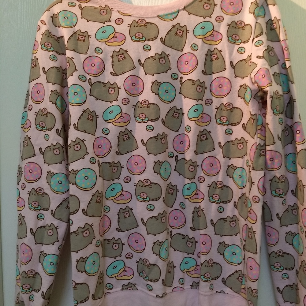 Pusheen donut sweatshirt